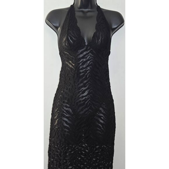 Victoria's Secret Size XS Lace Dress Lingerie Long High Slit - Picture 2 of 6